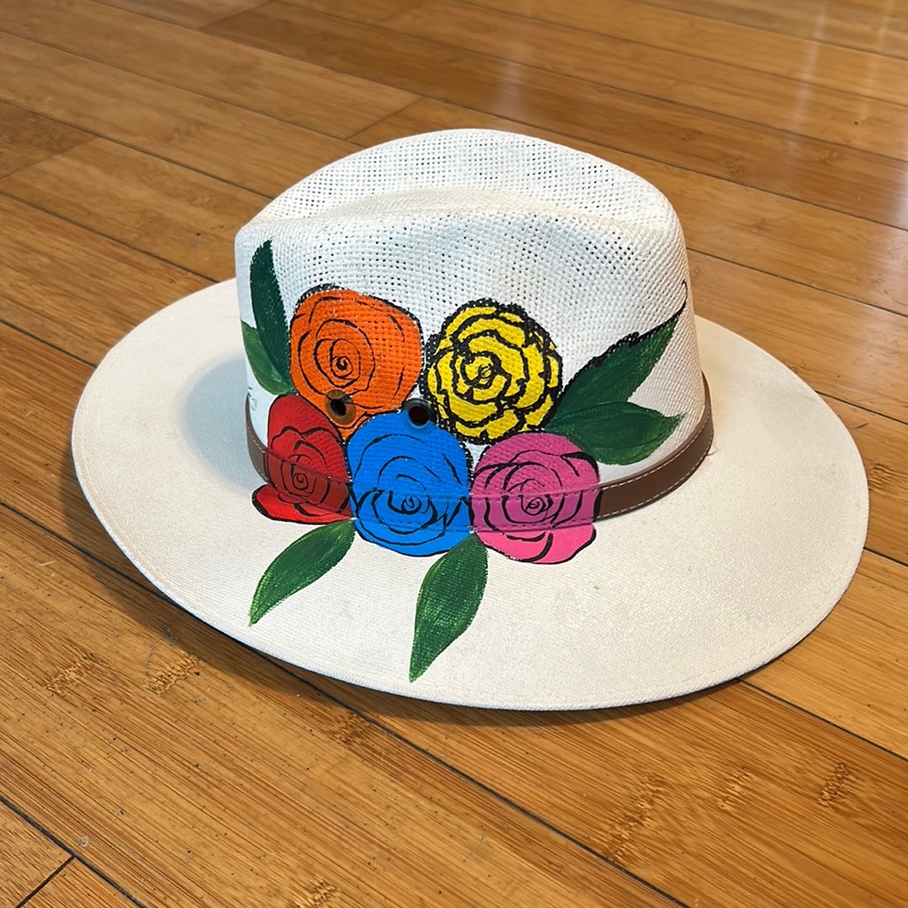Hand Painted Estrella Fedora